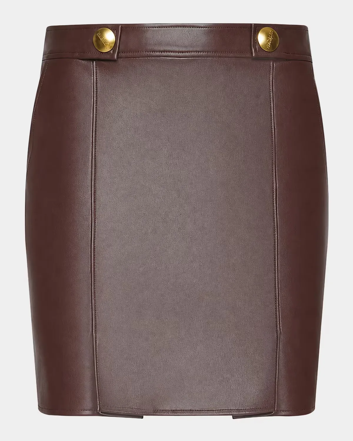 Nolina Faux-Leather Sheath Mini Skirt by L & apos;AGENCE