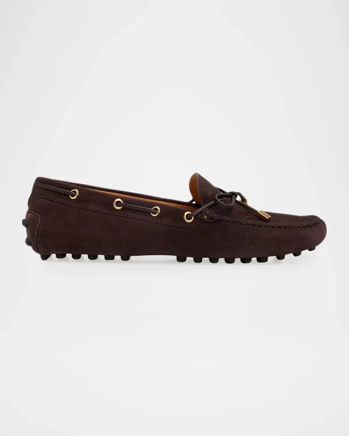 Grommet Suede Driving Loafers by Tod & apos;s