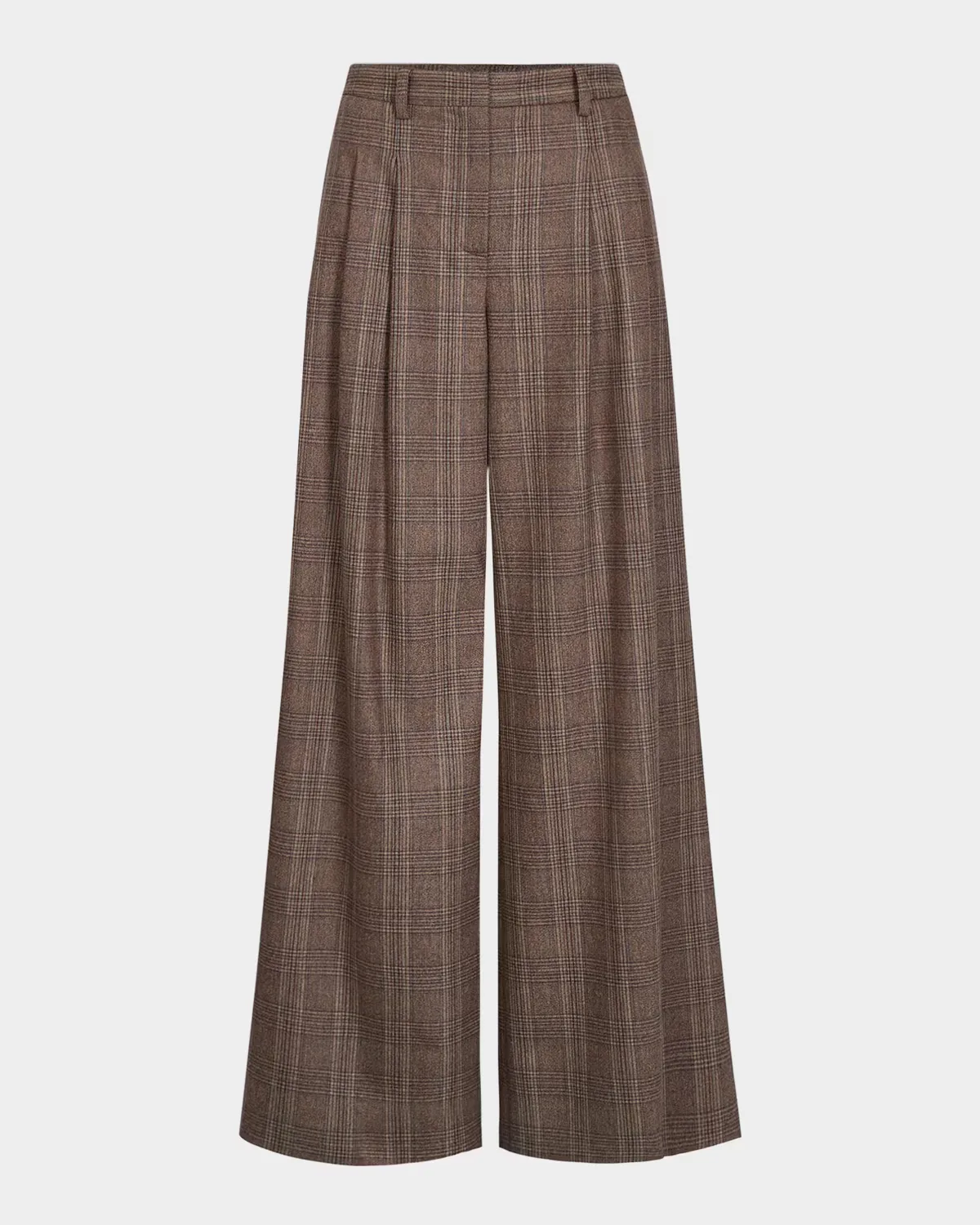 Avery Plaid Wool-Blend Pants by TWP