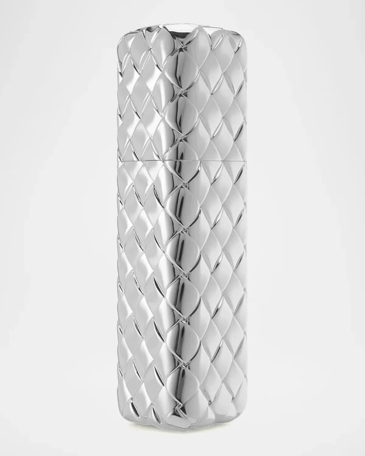 Silver Travel Perfume Case by Bottega Veneta