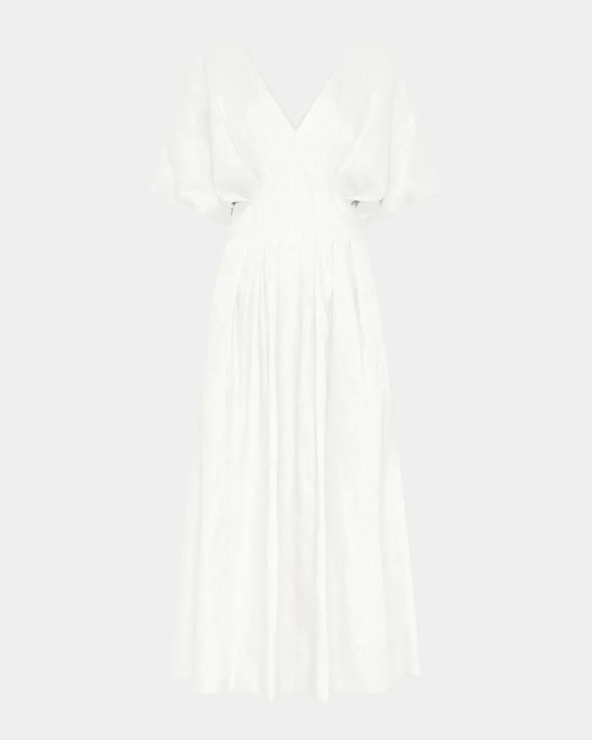Vicky Pleated Polka Dot Midi Dress by NICHOLAS