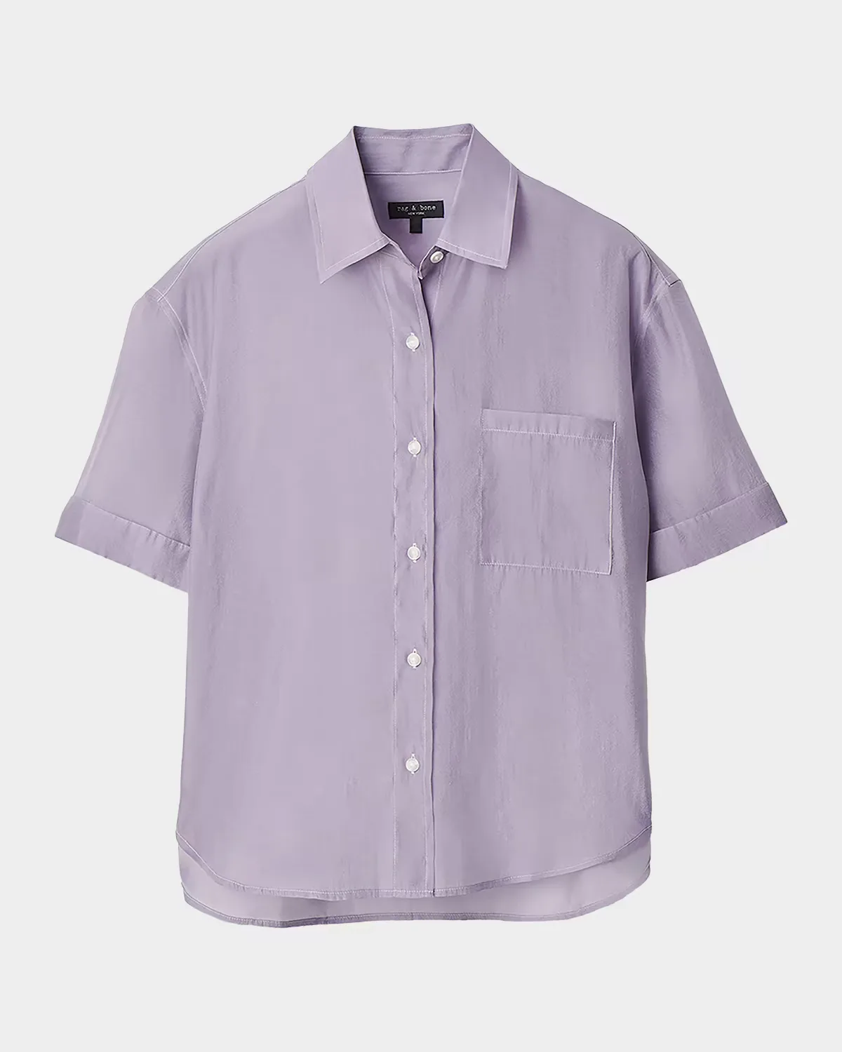 Connie Short-Sleeve Organza Top by rag & bone