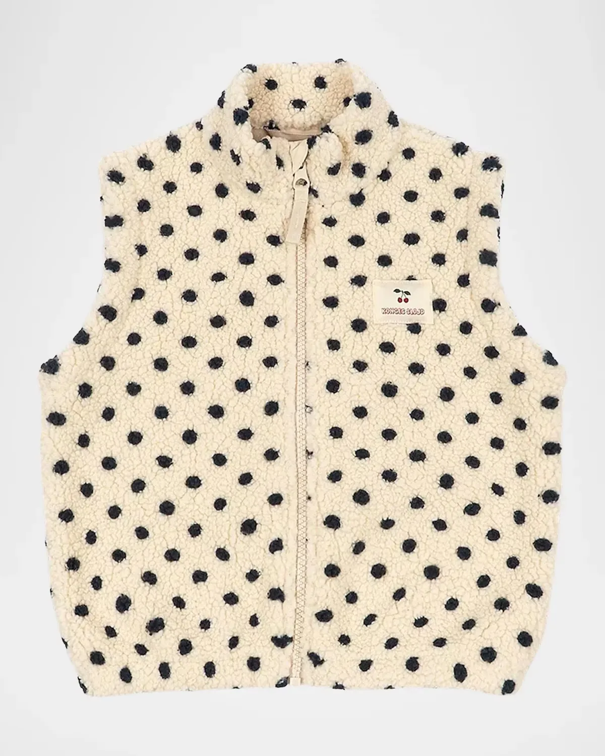 Jody Polka Dot Teddy Vest by Konges Slojd