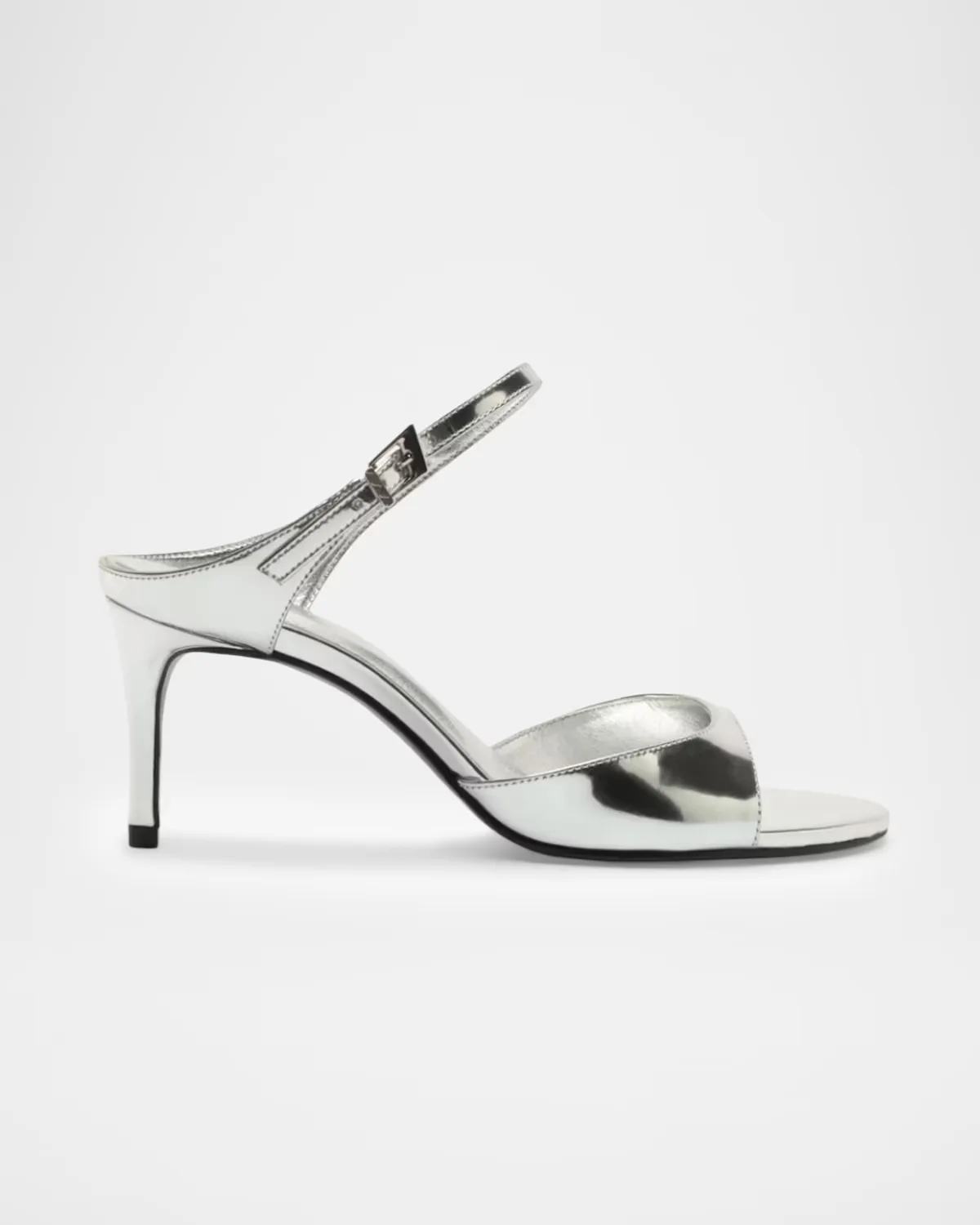 75mm Lyra Metallic Leather Sandals by SCHUTZ