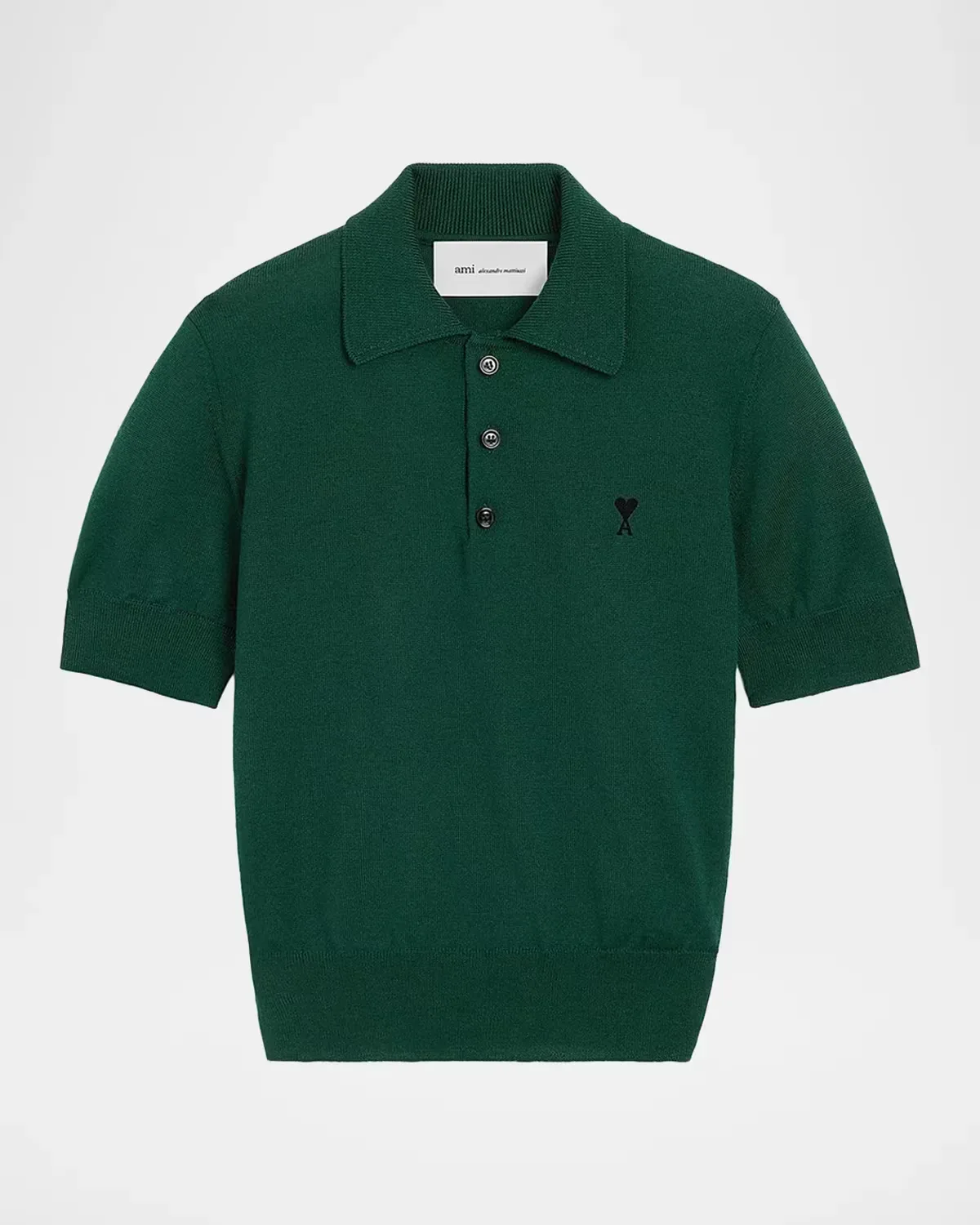 Ami De Coeur Wool Polo Top by Ami Paris
