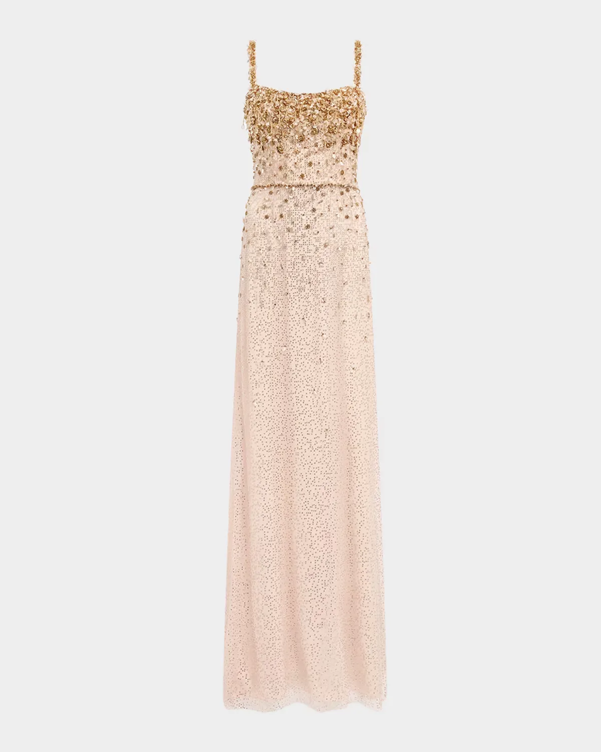 Solstice Degrade Embellished Sleeveless Column Gown by Jenny Packham