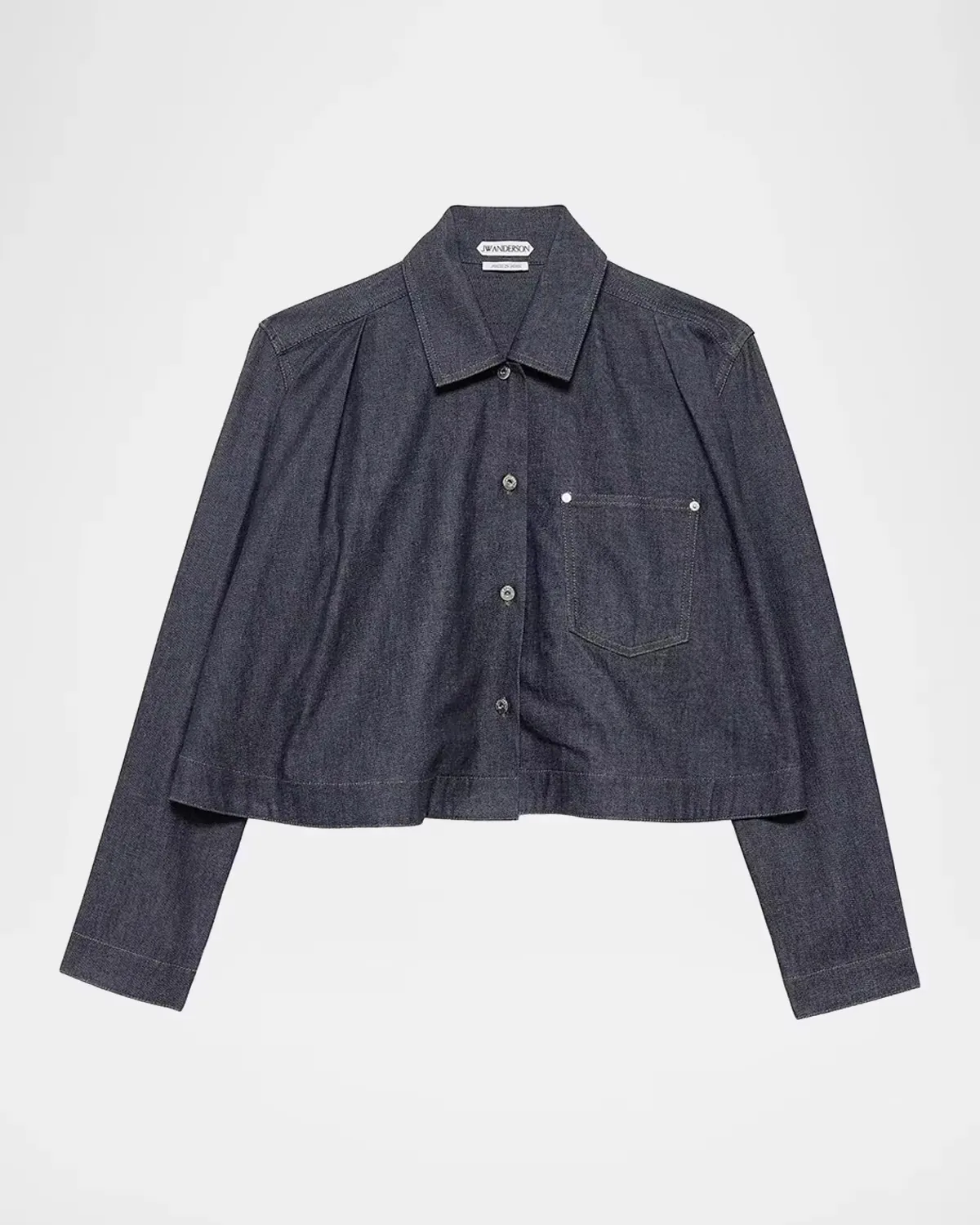 Flare-Hem Denim Shirt by JW Anderson