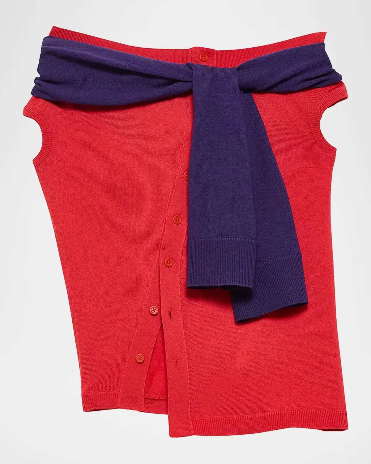Off-The-Shoulder Sweater Tank by JW Anderson