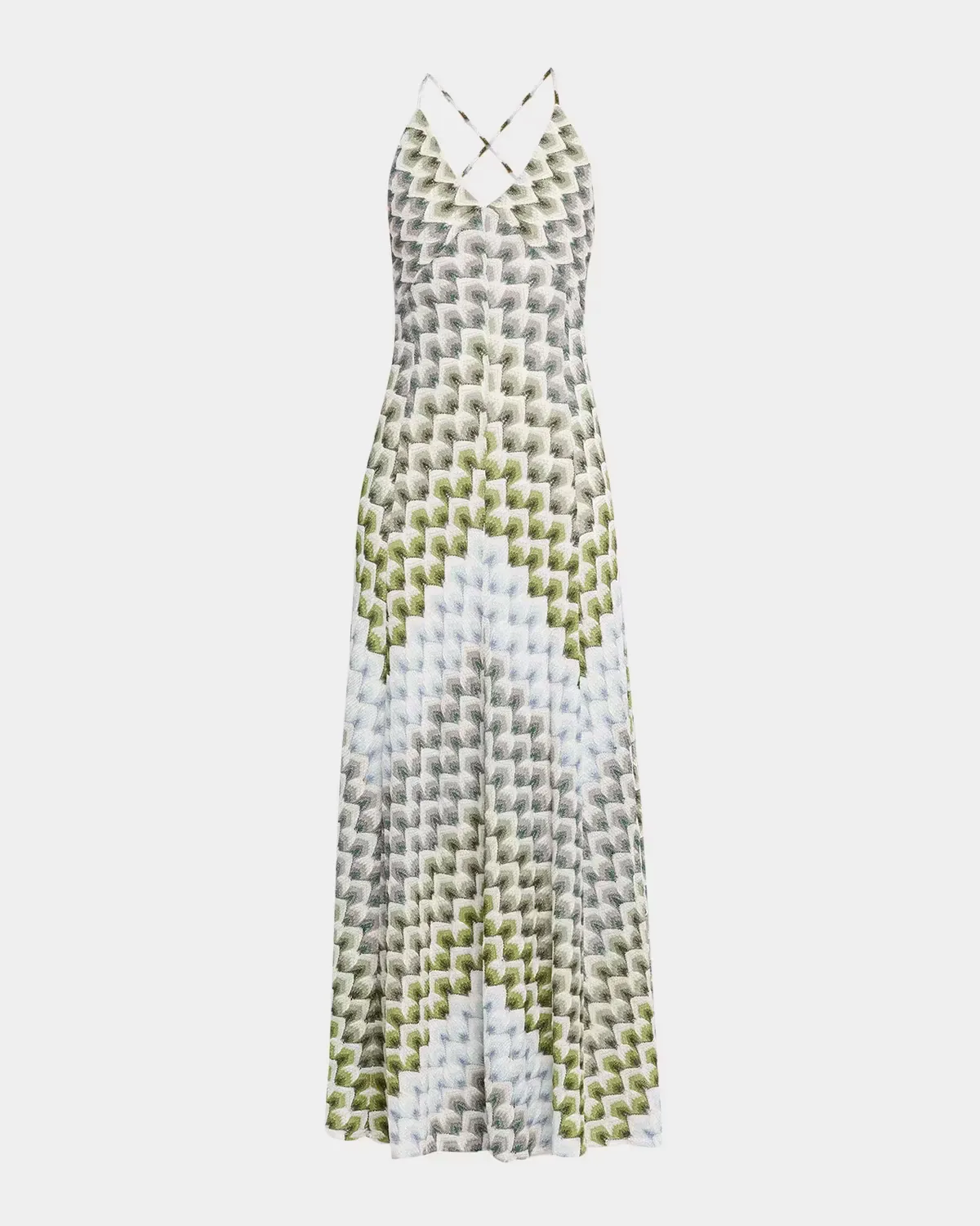 Lace-Print Long Dress by Missoni