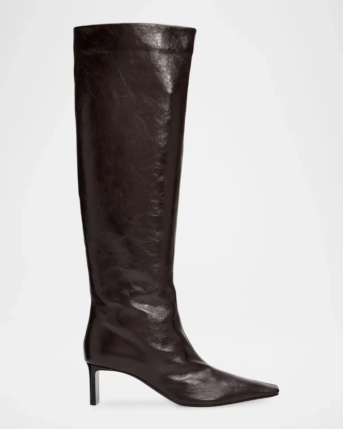 Ona Knee-High Leather Boots by Khaite