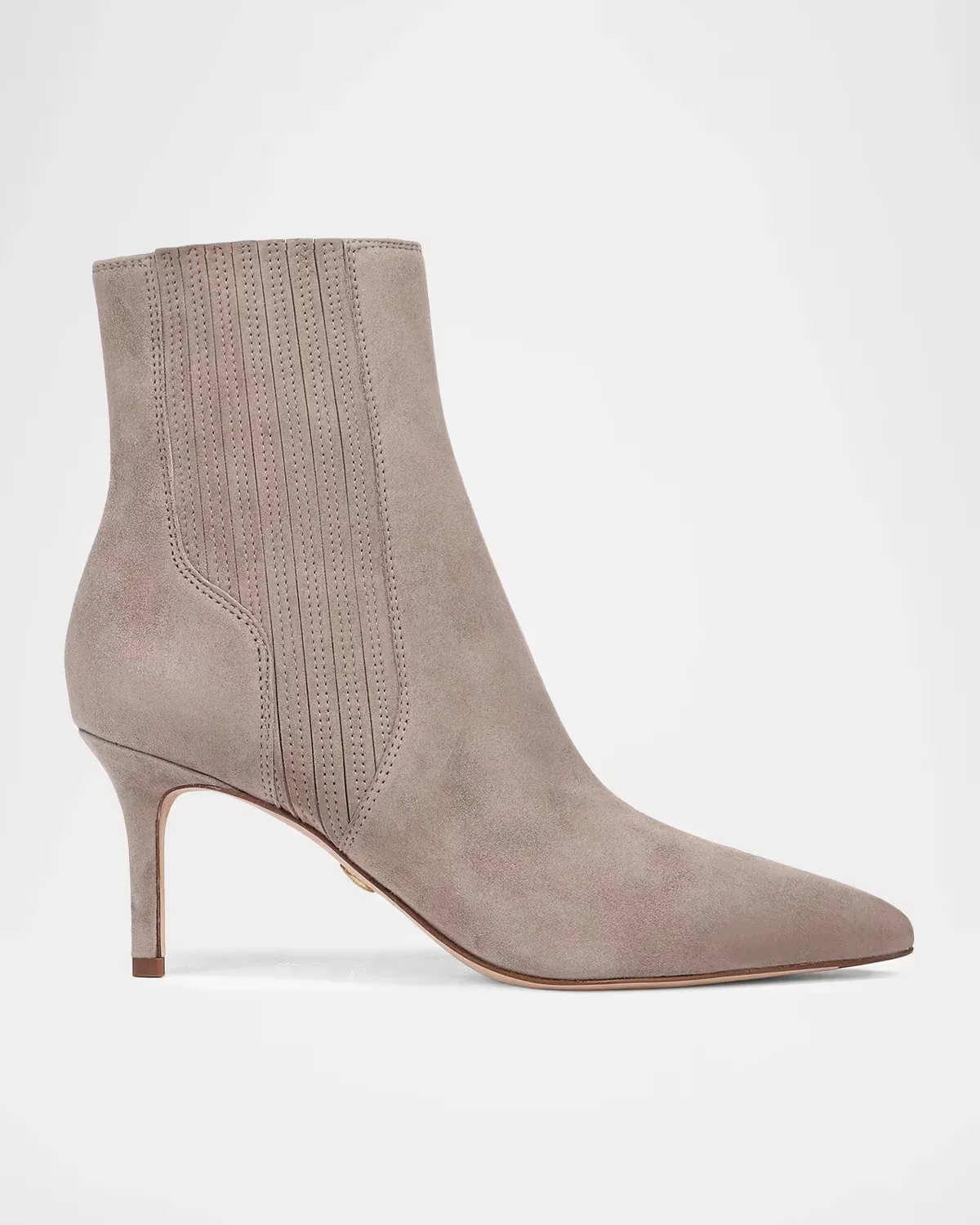 70mm Lisa Suede Ankle Booties by Veronica Beard