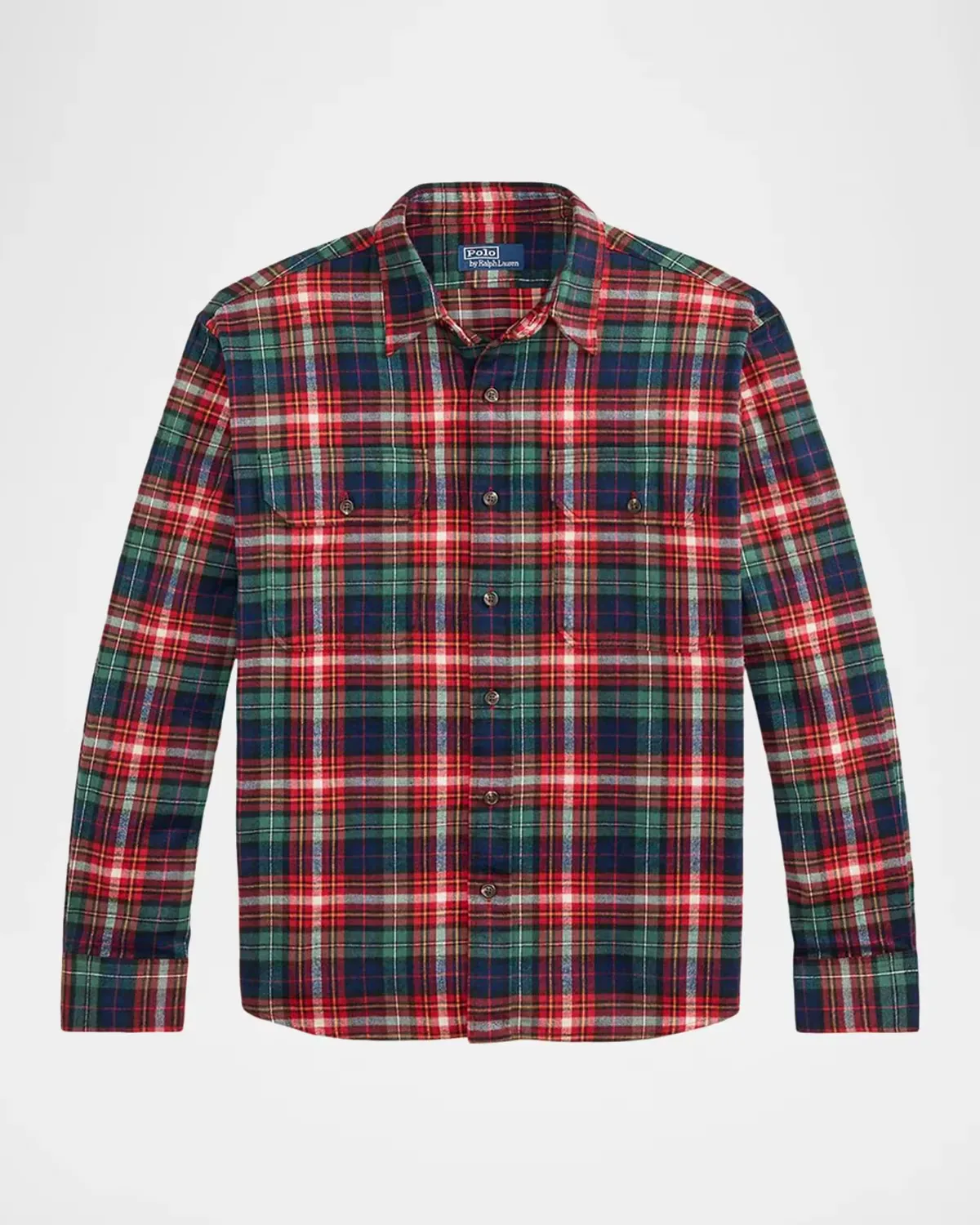Classic-Fit Plaid Flannel Workshirt by Polo Ralph Lauren