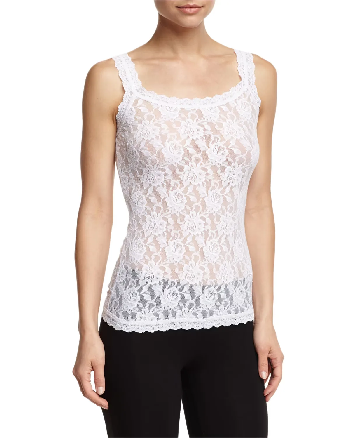 Scoop-Neck Lace Chemise by Hanky Panky