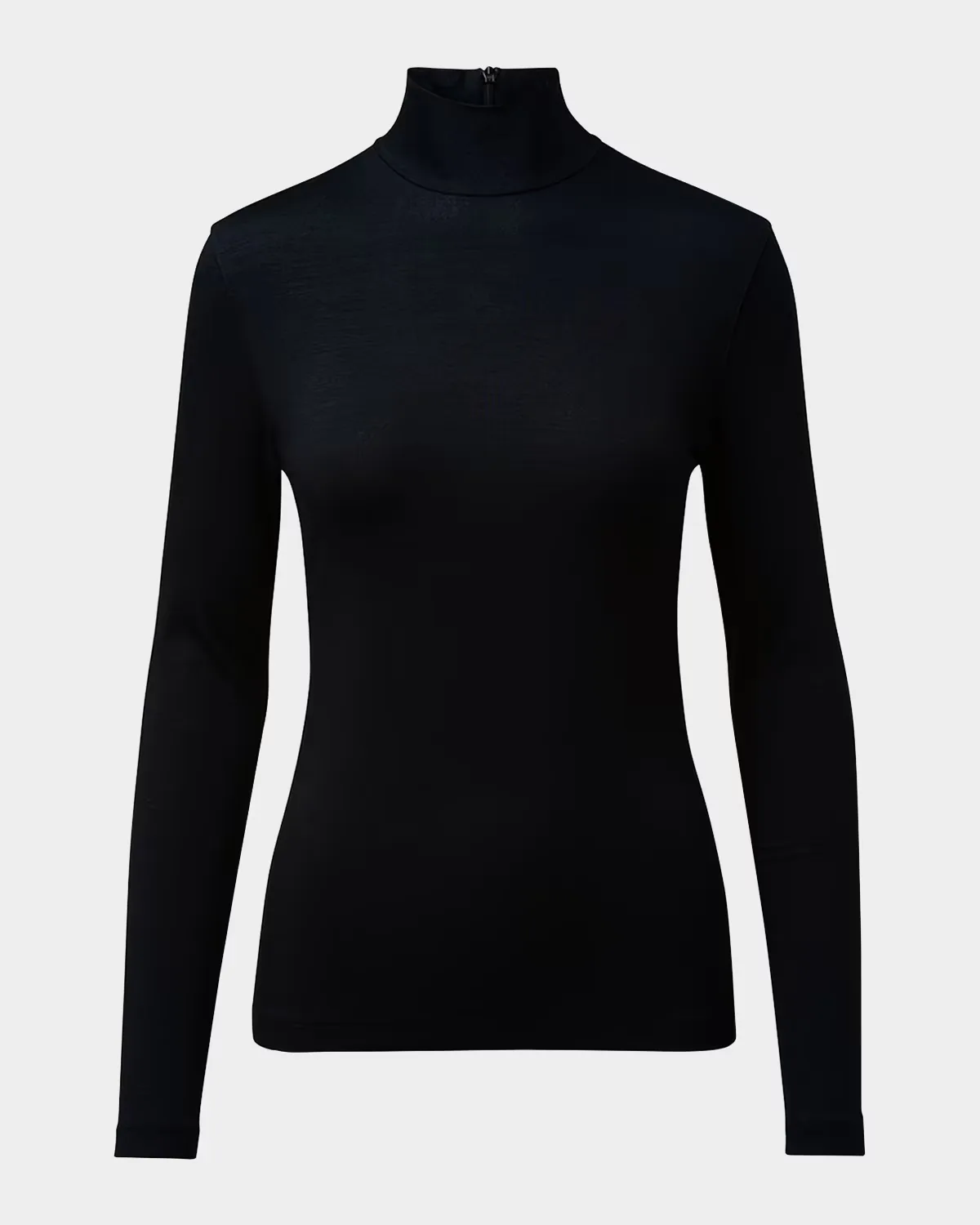 Turtleneck Long-Sleeve Modal-Stretch Top by Akris Punto
