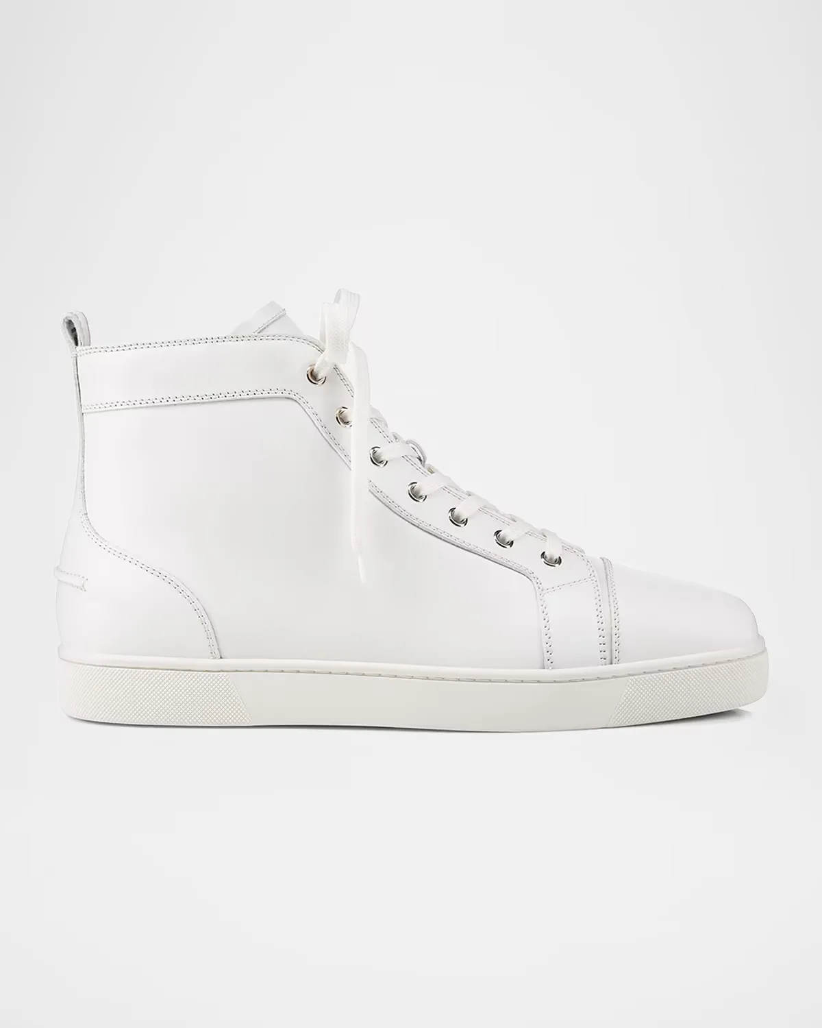 Louis Leather High-Top Sneakers by Christian Louboutin
