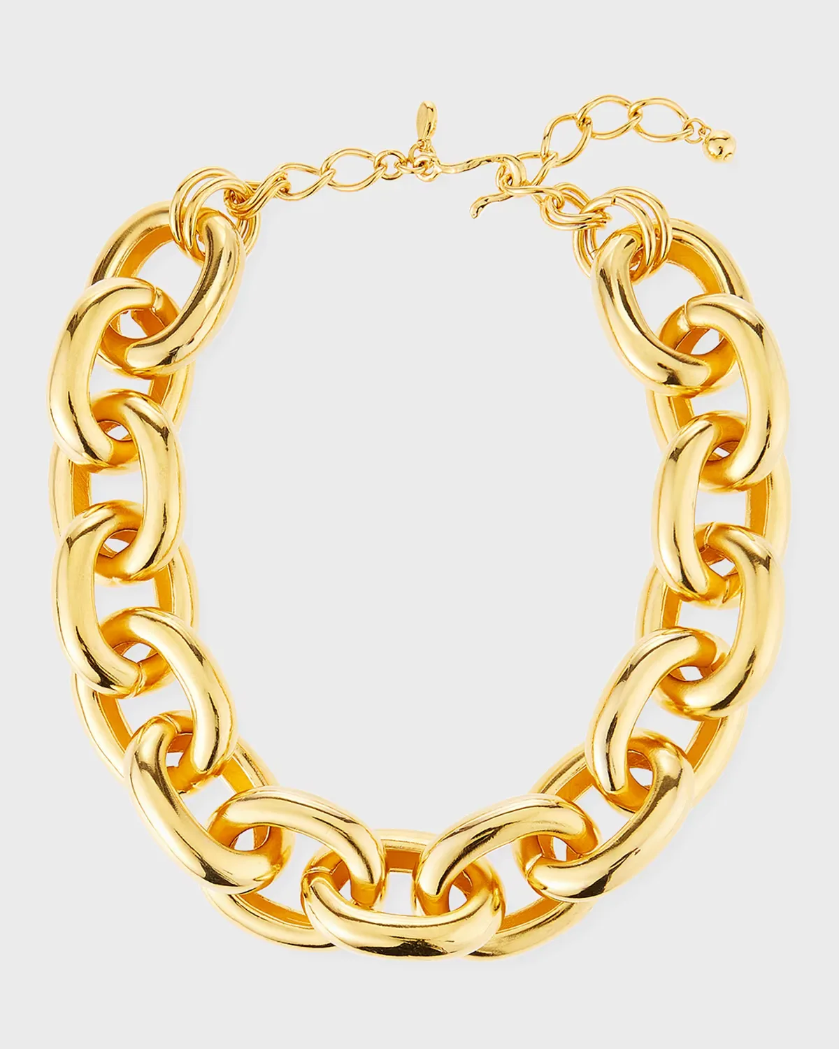 Medium Oval-Link Necklace by Kenneth Jay Lane