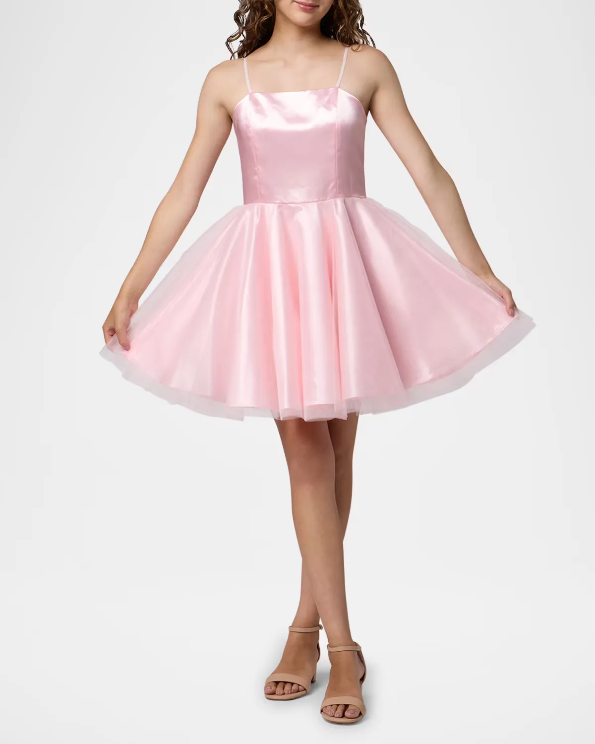Satin & Tulle Party Dress by Un Deux Trois