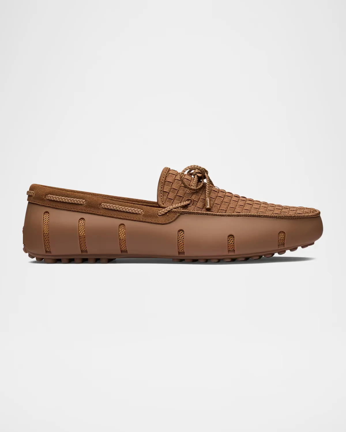 Woven Textile and Suede Drivers by Swims