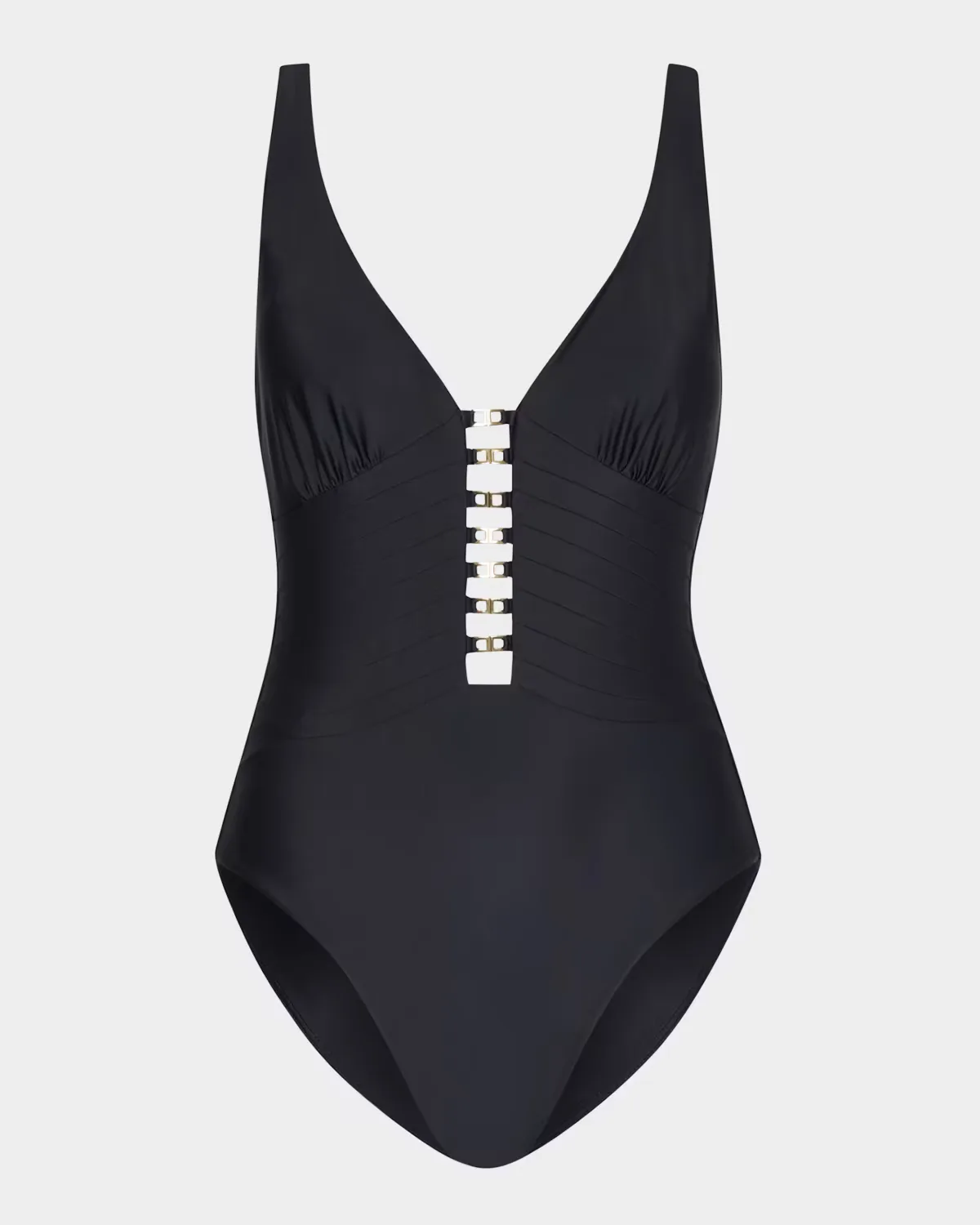 Golden Accent One-Piece Swimsuit by Milly