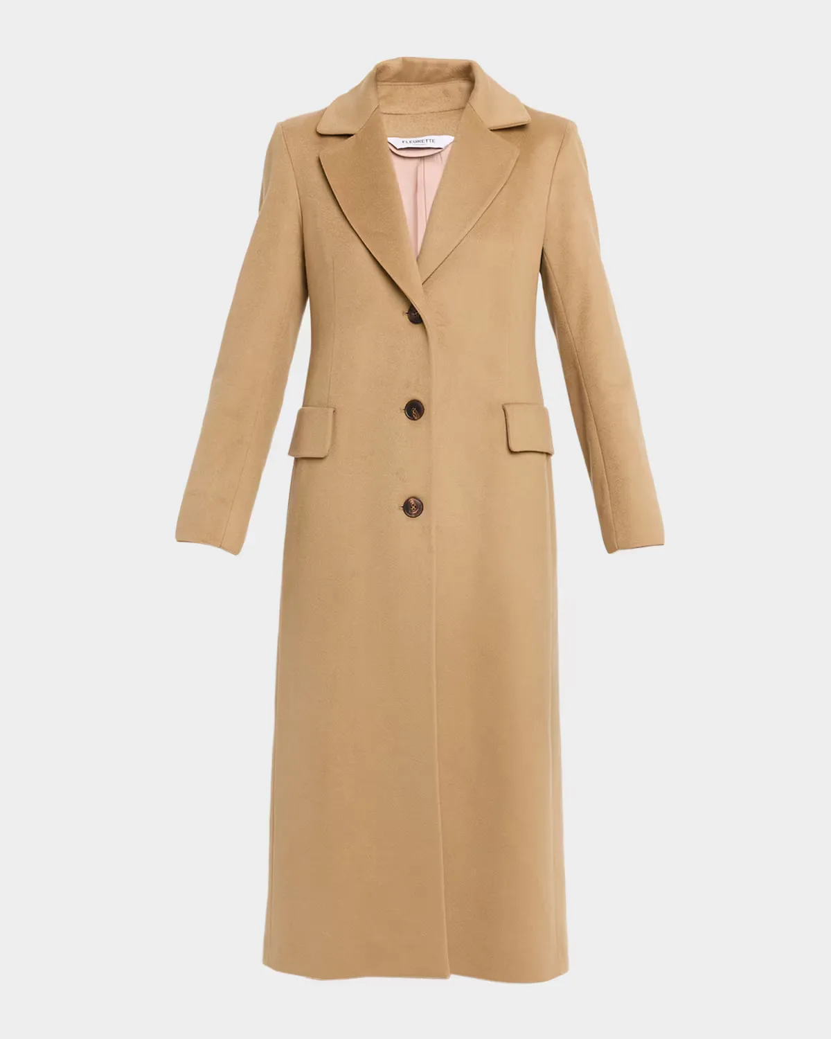 Mia Cashmere Maxi Coat by Fleurette