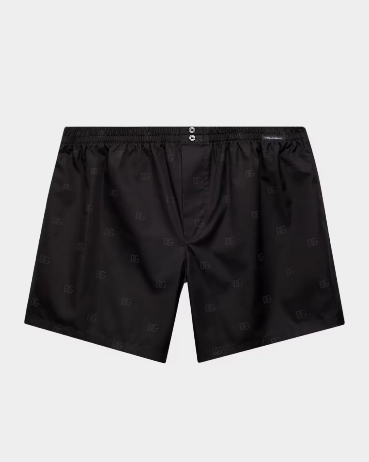 Cotton Poplin DG Logo Boxer Briefs by Dolce & Gabbana