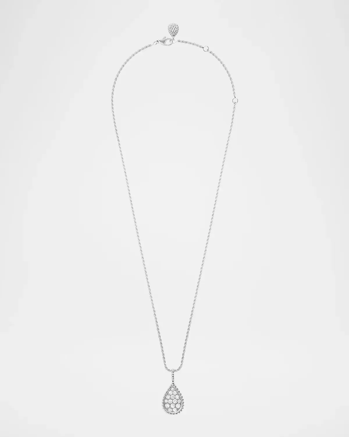 Serpent Boheme 18K White Gold Diamond Pendant Necklace by Boucheron