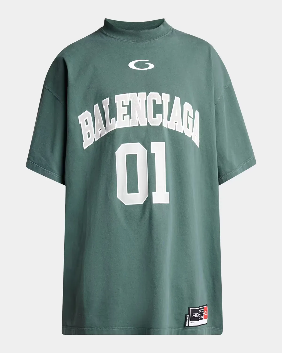 Basketball Logo Oversized Fit T-Shirt by Balenciaga