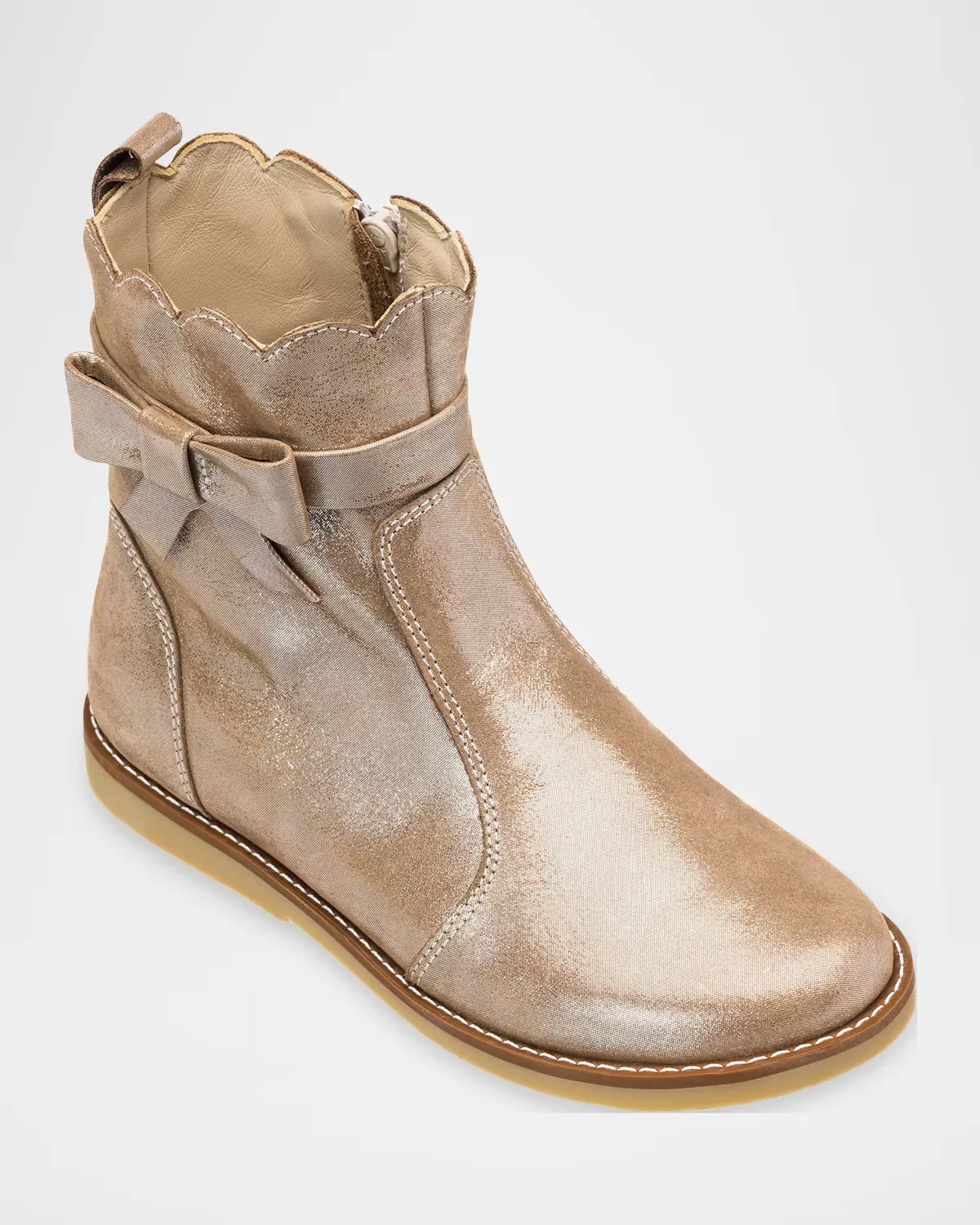 Cellia Leather Booties by Elephantito