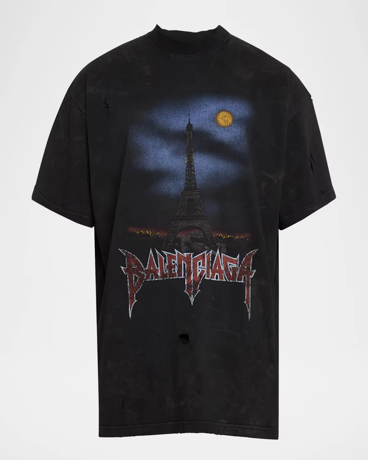 Paris Moon Jersey T-Shirt by Balenciaga