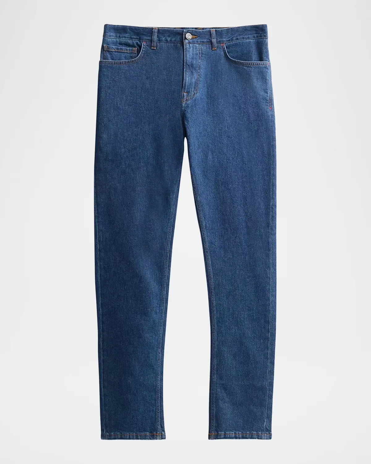 Slim Straight-Fit Jeans by Isaia