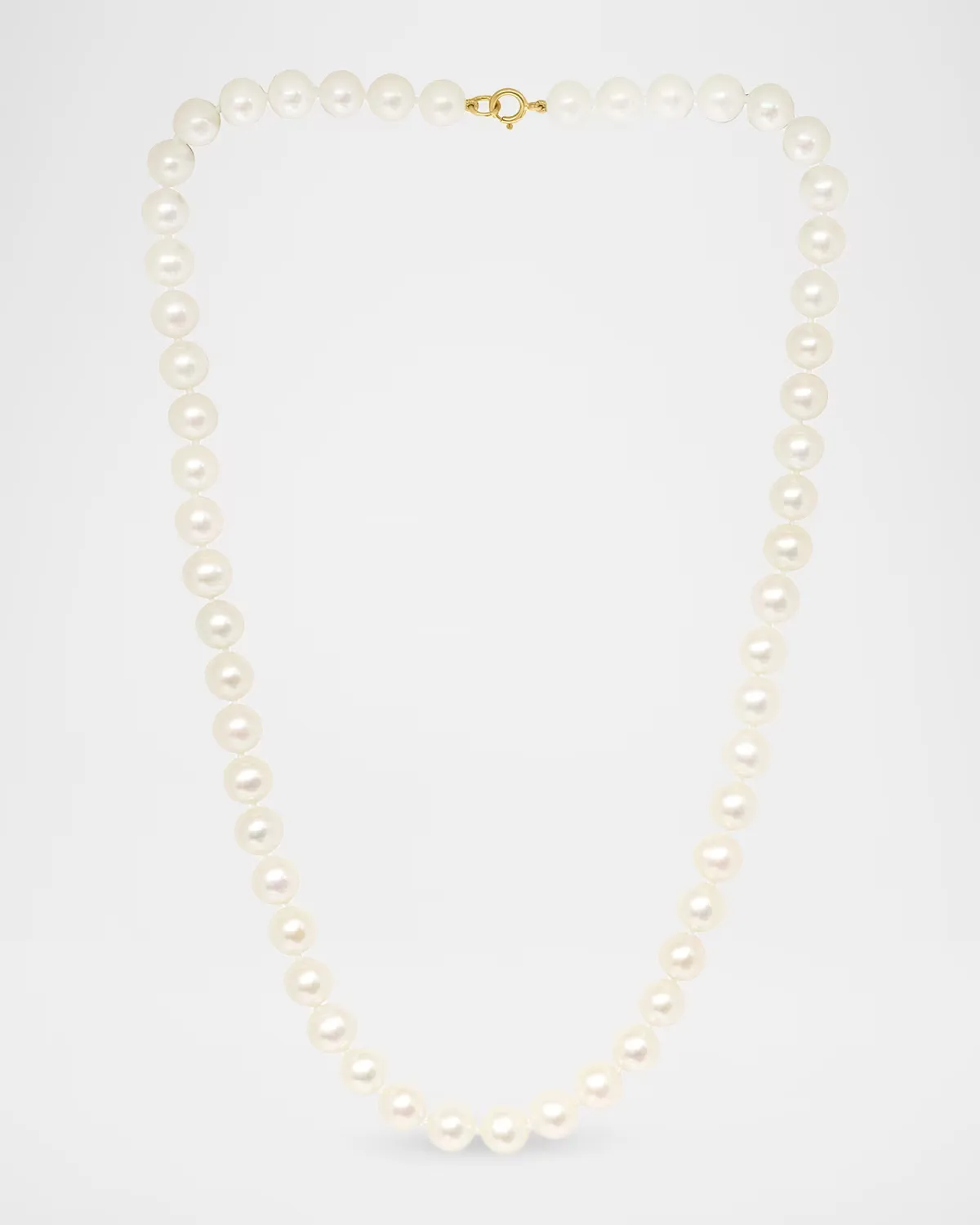 18K Yellow Gold Freshwater Pearl Strand Necklace, 24L by Lab Grown Diamonds with Pearl