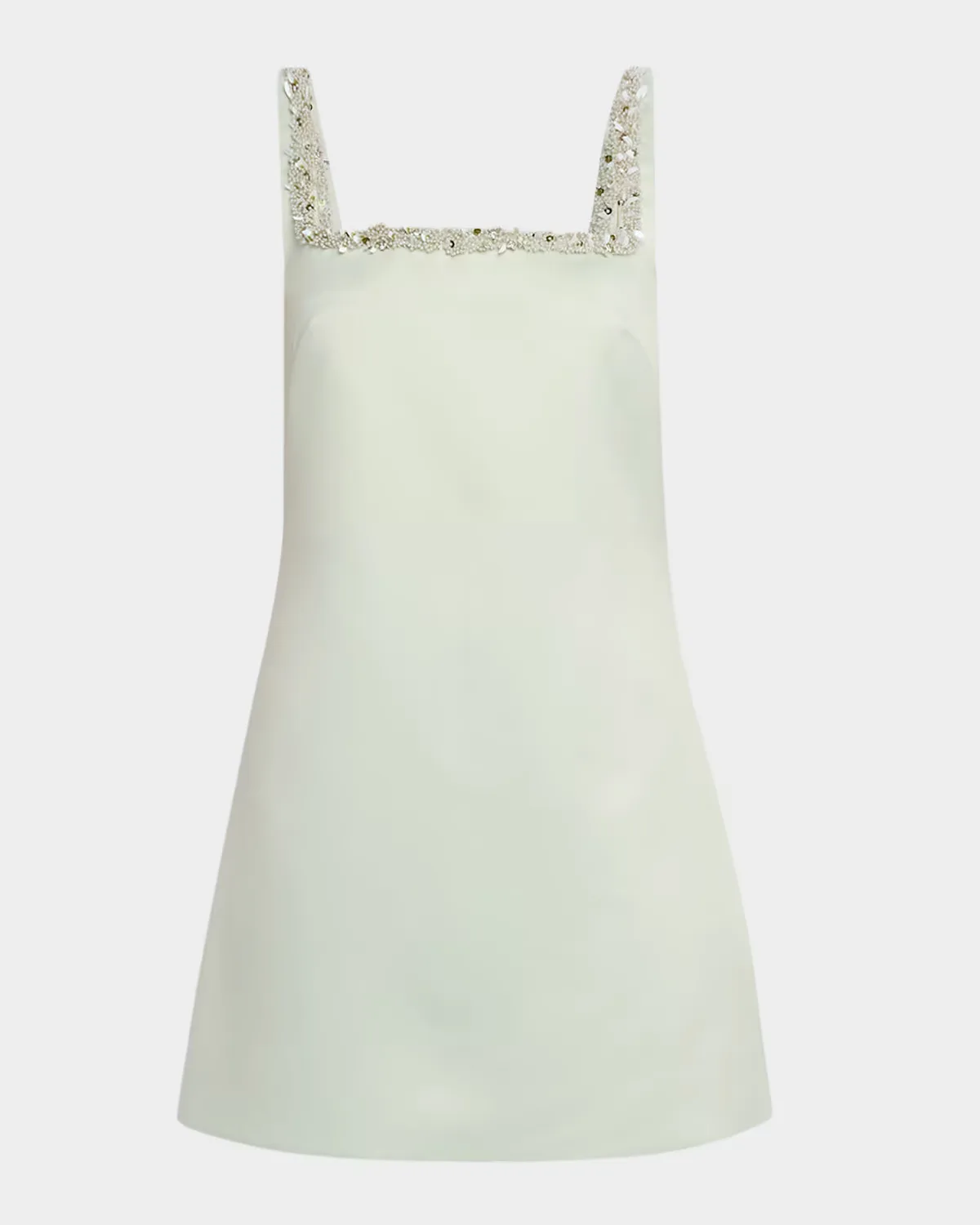 Barton Embellished-Trim Mini Dress by Tanya Taylor
