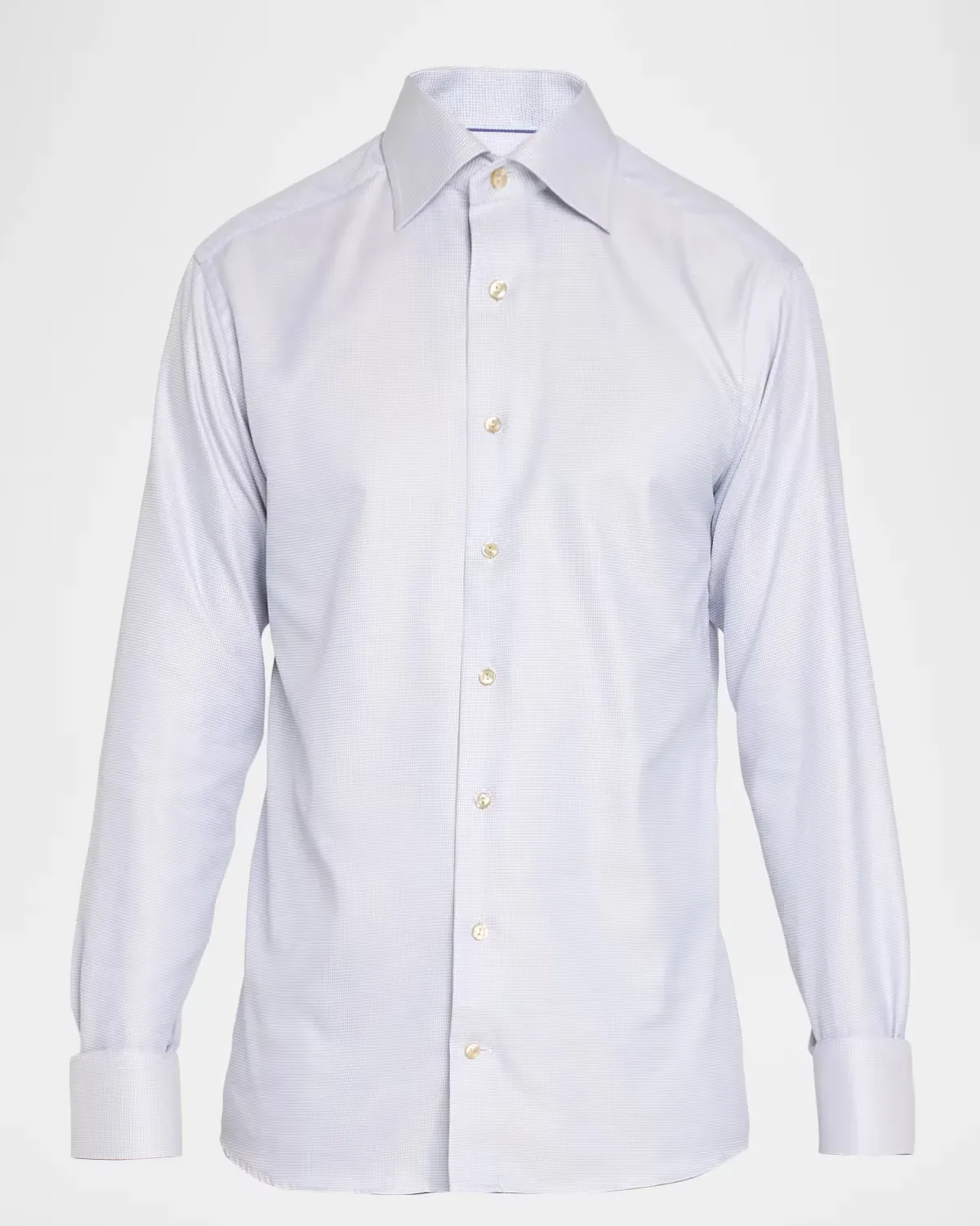 Slim Semi-Solid Cotton Dress Shirt by Eton