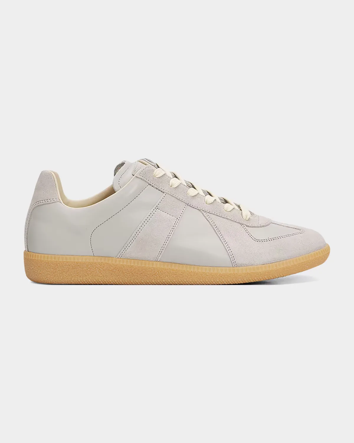 Replica Leather Low-Top Sneakers by Maison Margiela