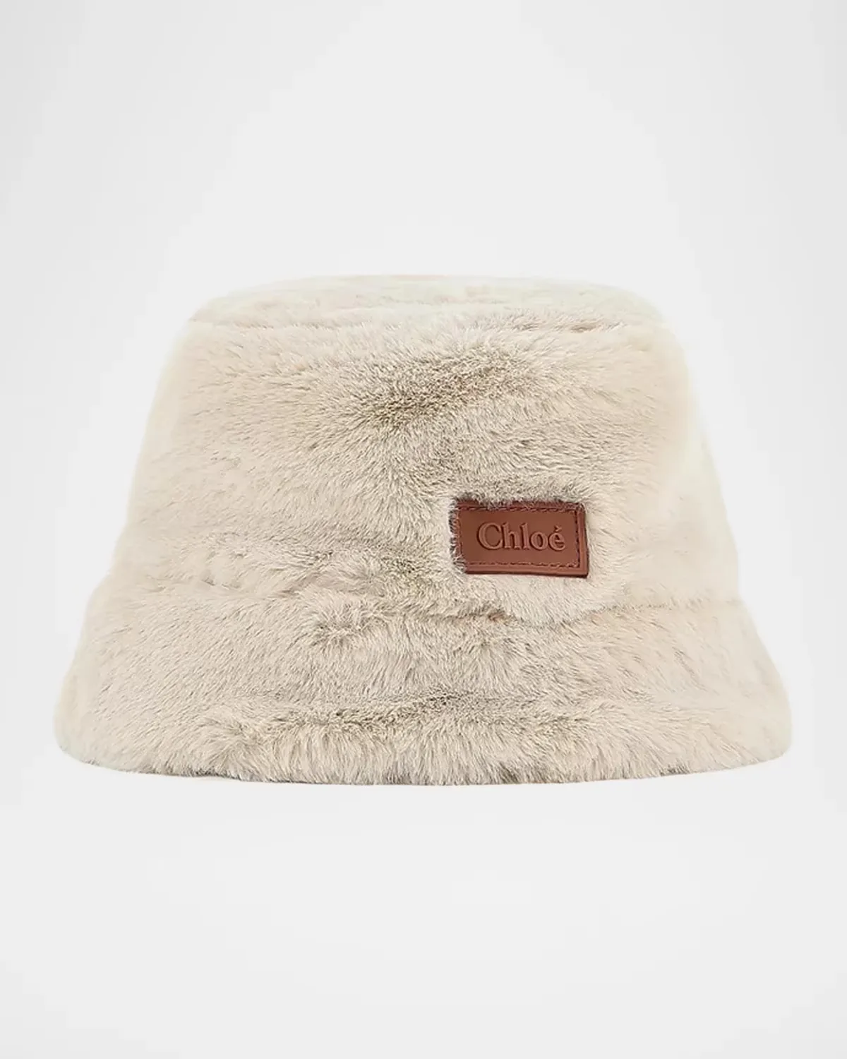Logo Sherpa Bucket Hat by Chloé