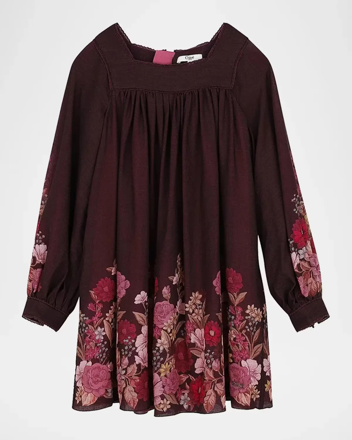 Ceremony Floral-Print Dress by Chloé