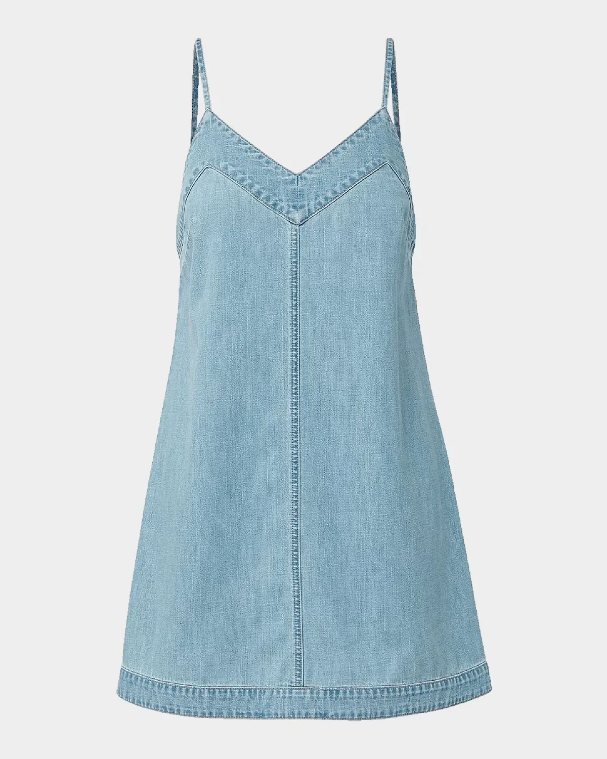 Chapmond Denim A-Line Mini Dress by Veronica Beard