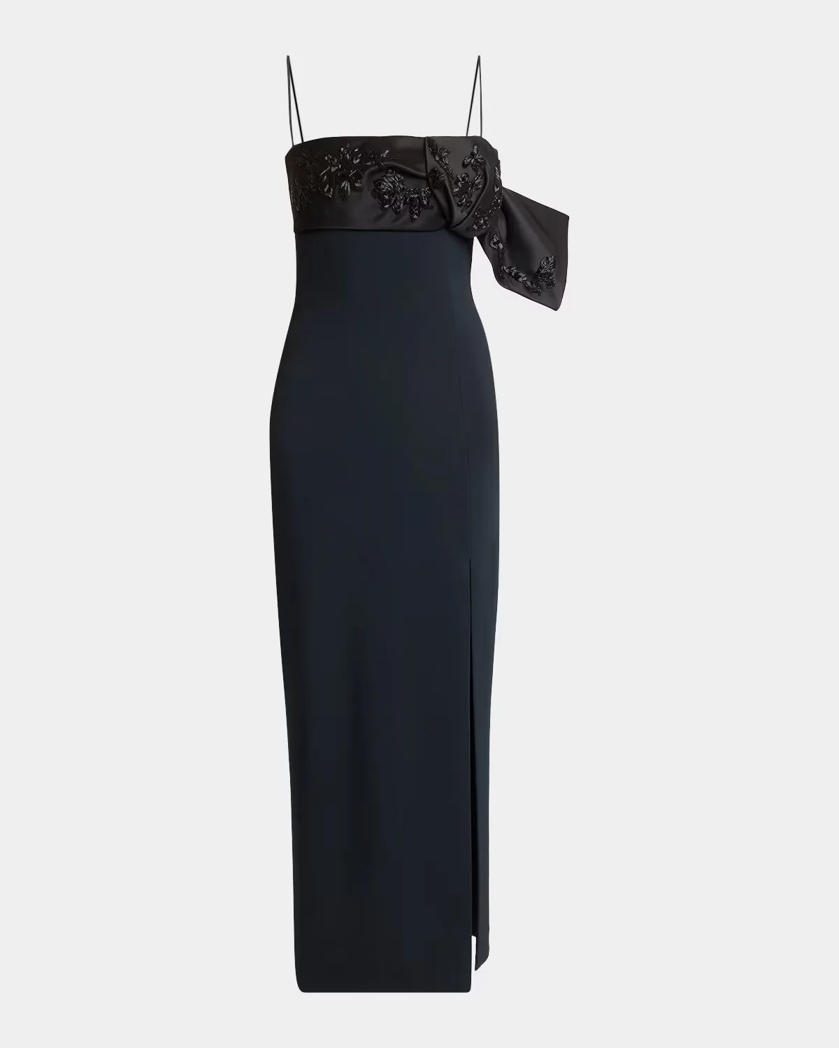 Sleeveless Embellished Bow Sliced Maxi Dress by GIVENCHY