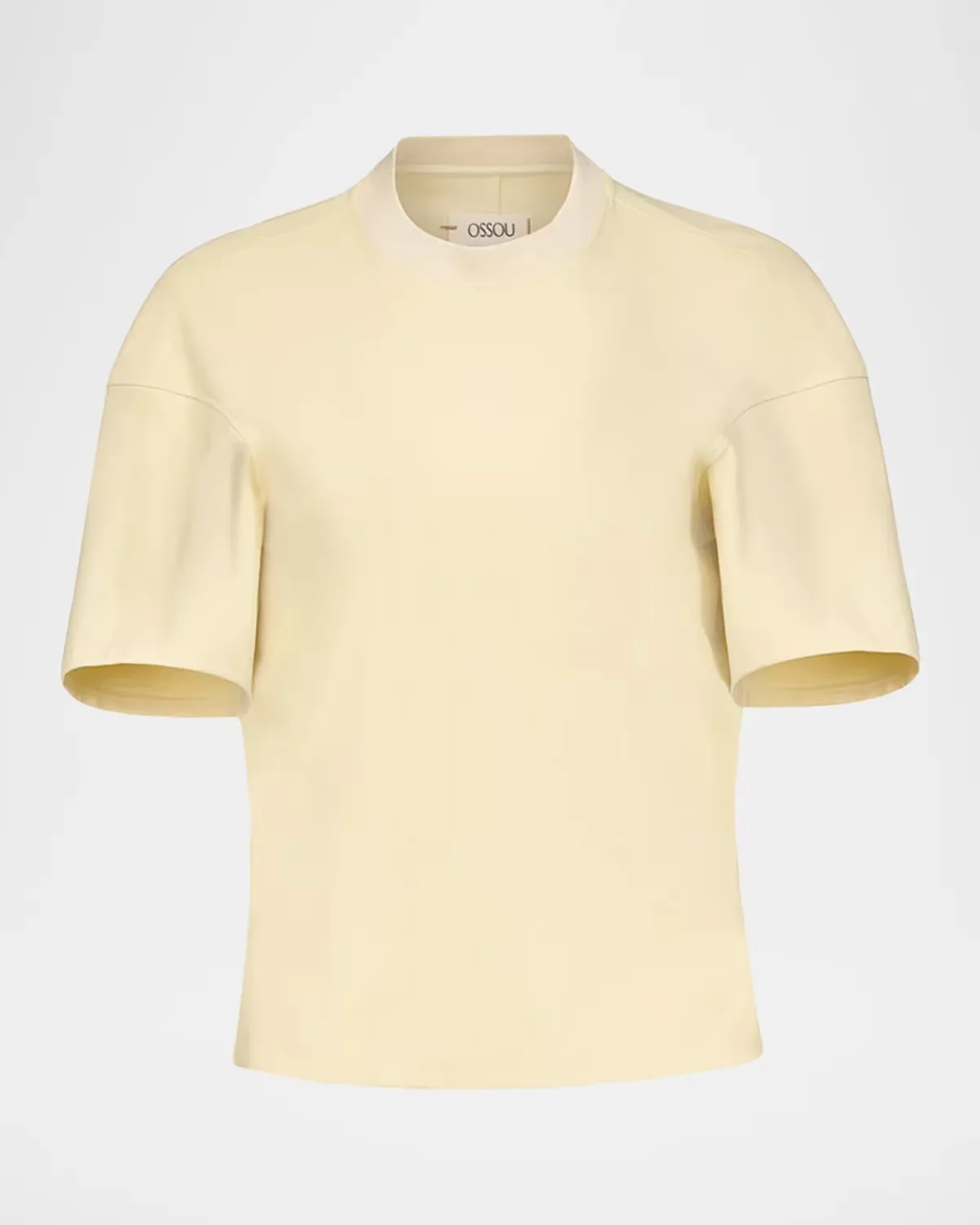 Shale Sculpted Short-Sleeve Tee by Ossou