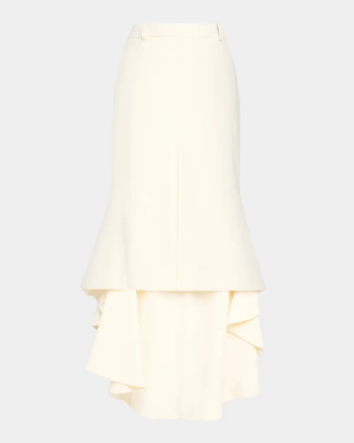 High-Low Ruffle Wool Maxi Skirt by MICHAEL Michael Kors