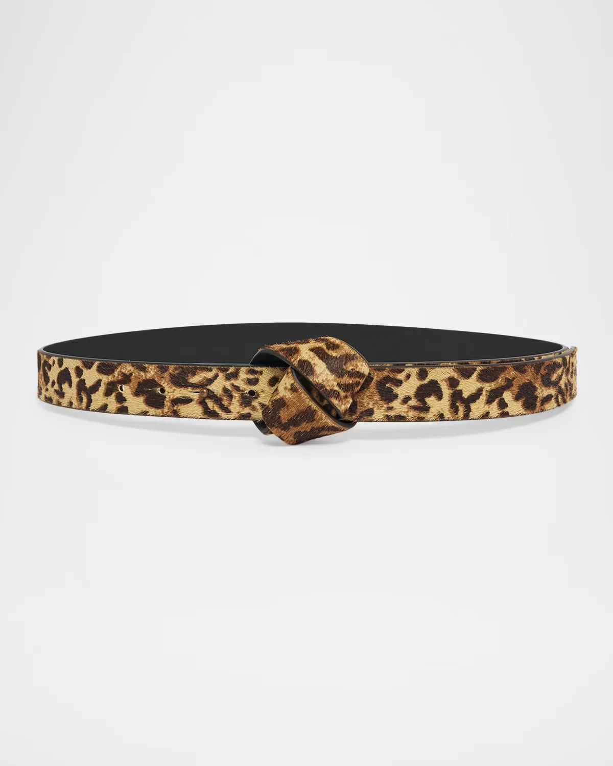 Lassio Knotted Leopard Calf Hair Belt