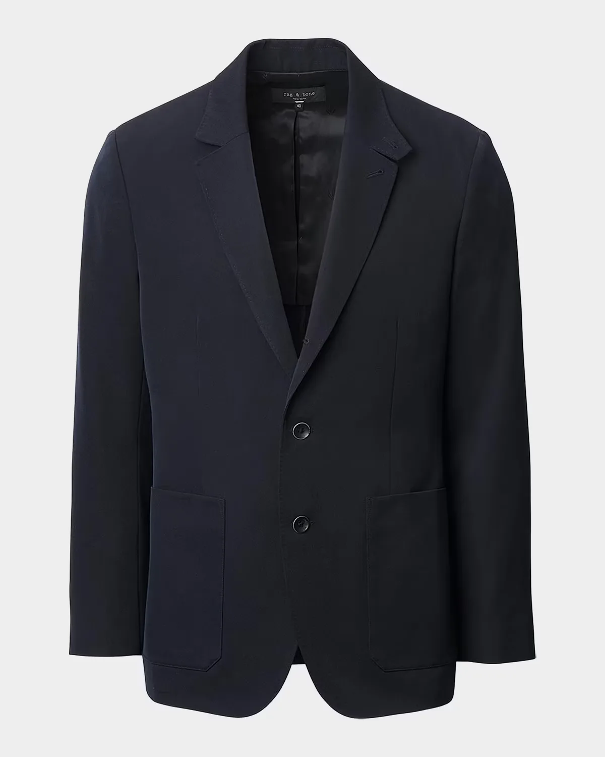 Vincent Wool Gabardine Notch-Lapel Blazer by rag & bone
