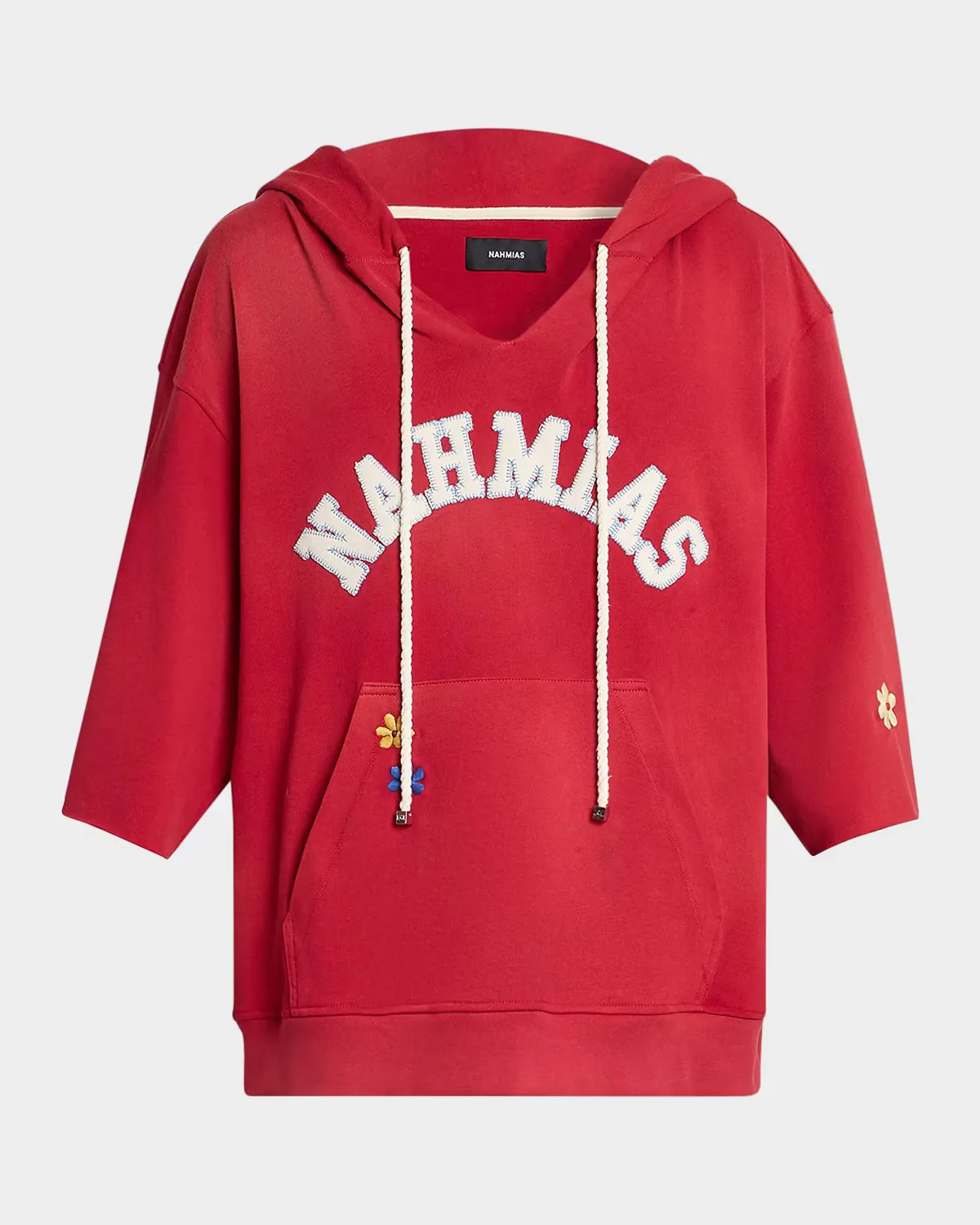 Daydreaming Graphic Cotton Crop Hoodie by NAHMIAS