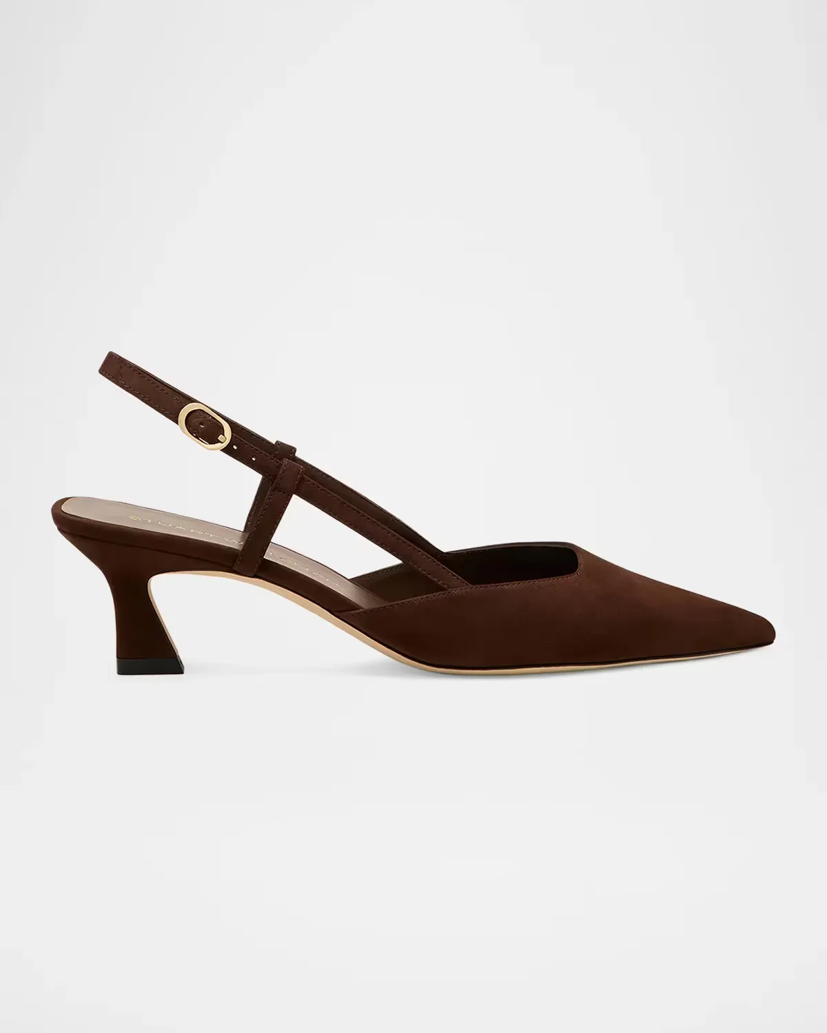 50mm Vinnie Suede Slingback Pumps