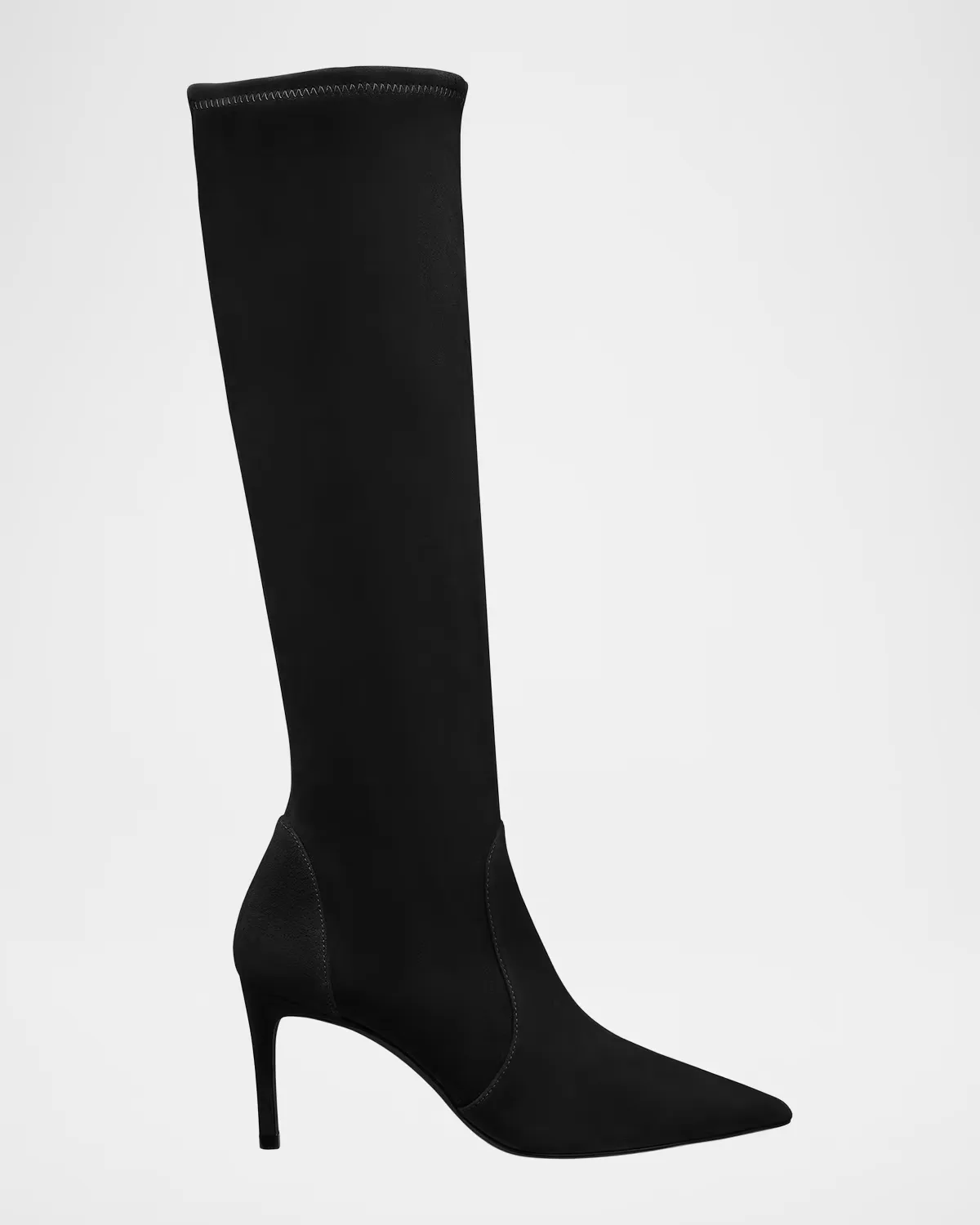 75mm Stuart Power Suede Knee-High Boots by Stuart Weitzman