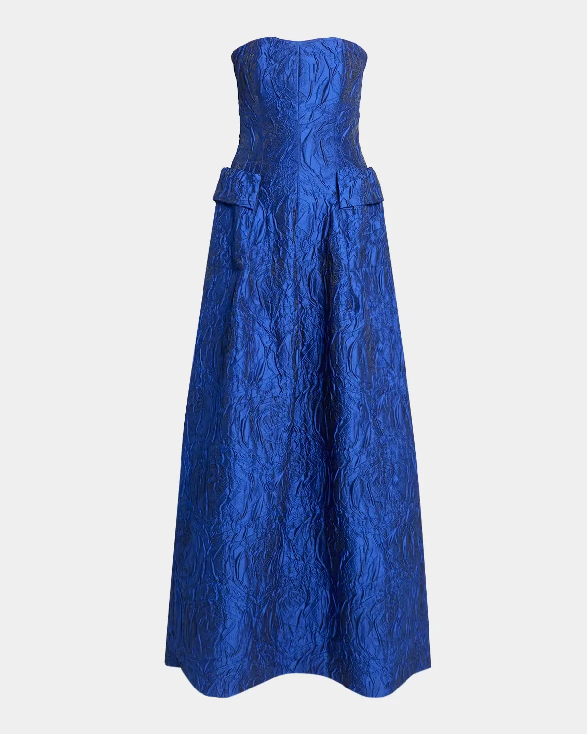 Jacquard Strapless Ballgown by Talbot Runhof