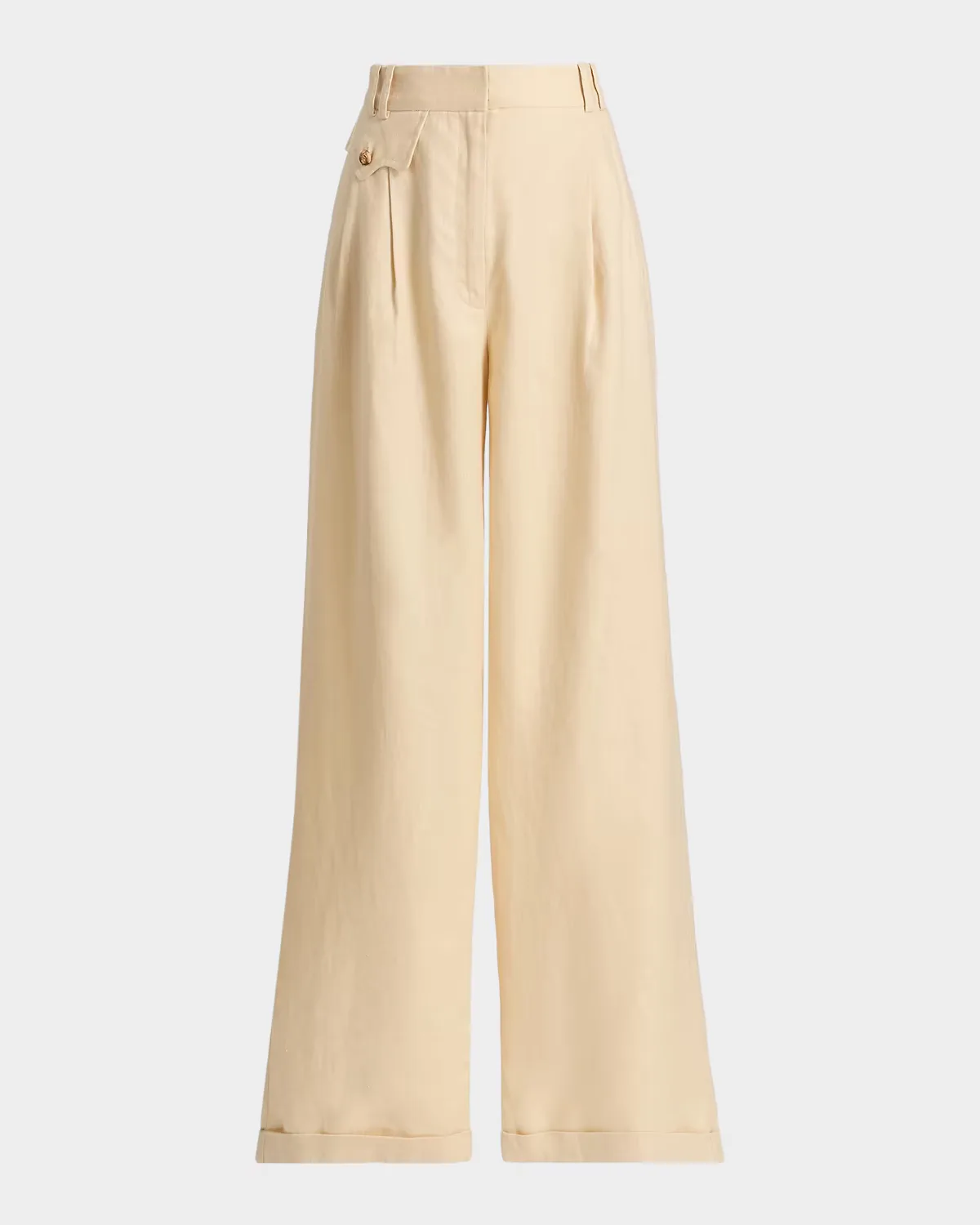 Carousel Linen Wide-Leg Pants by Zimmermann