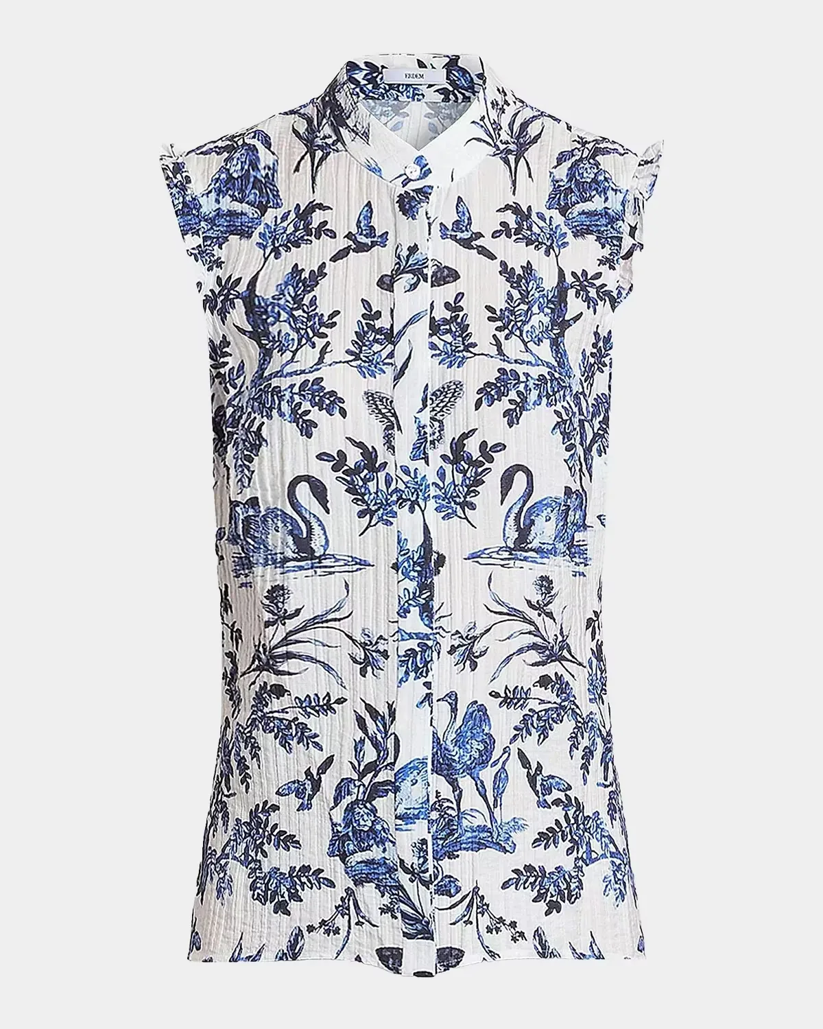 Floral Jacquard Button-Front Shirt by Erdem