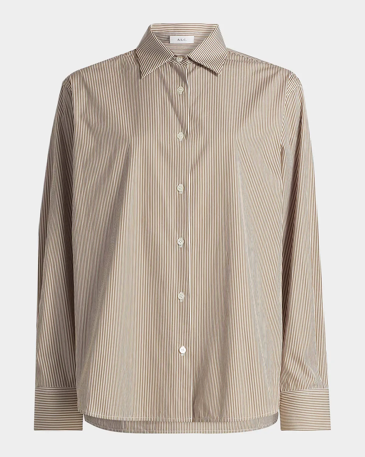 Mason Striped Cotton Shirt by A.L.C.