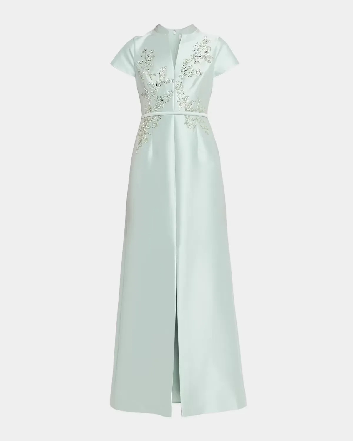 Bead-Embroidered Stretch Mikado Gown by SACHIN BABI